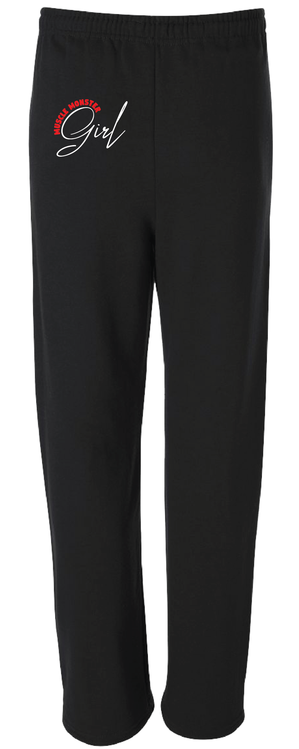 Womens Sweatpants Black MM Girl 20028