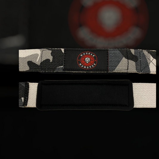 Lifting Straps XL - BLACK/WHITE/GRAY CAMO