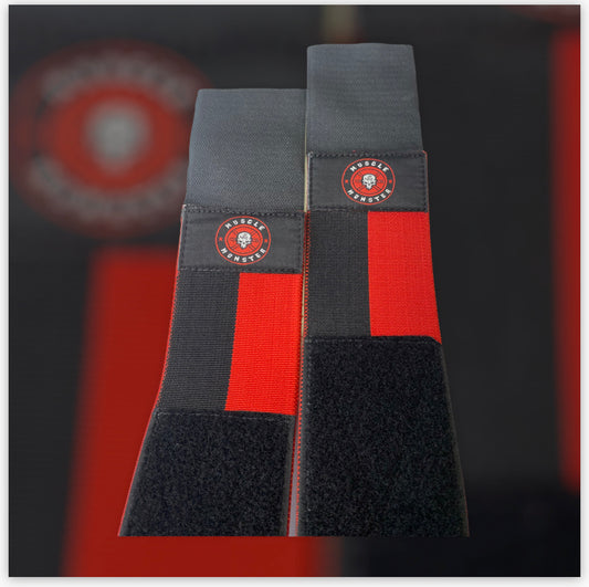 Wrist Wraps - BLACK/RED - 23.5" SHD