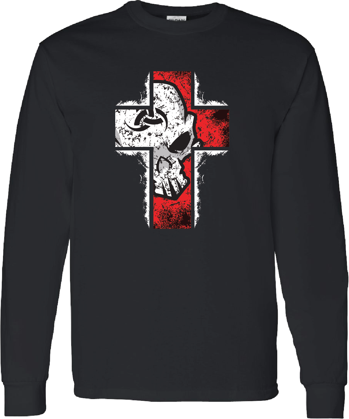 PREORDER - Red Cross Male Skull