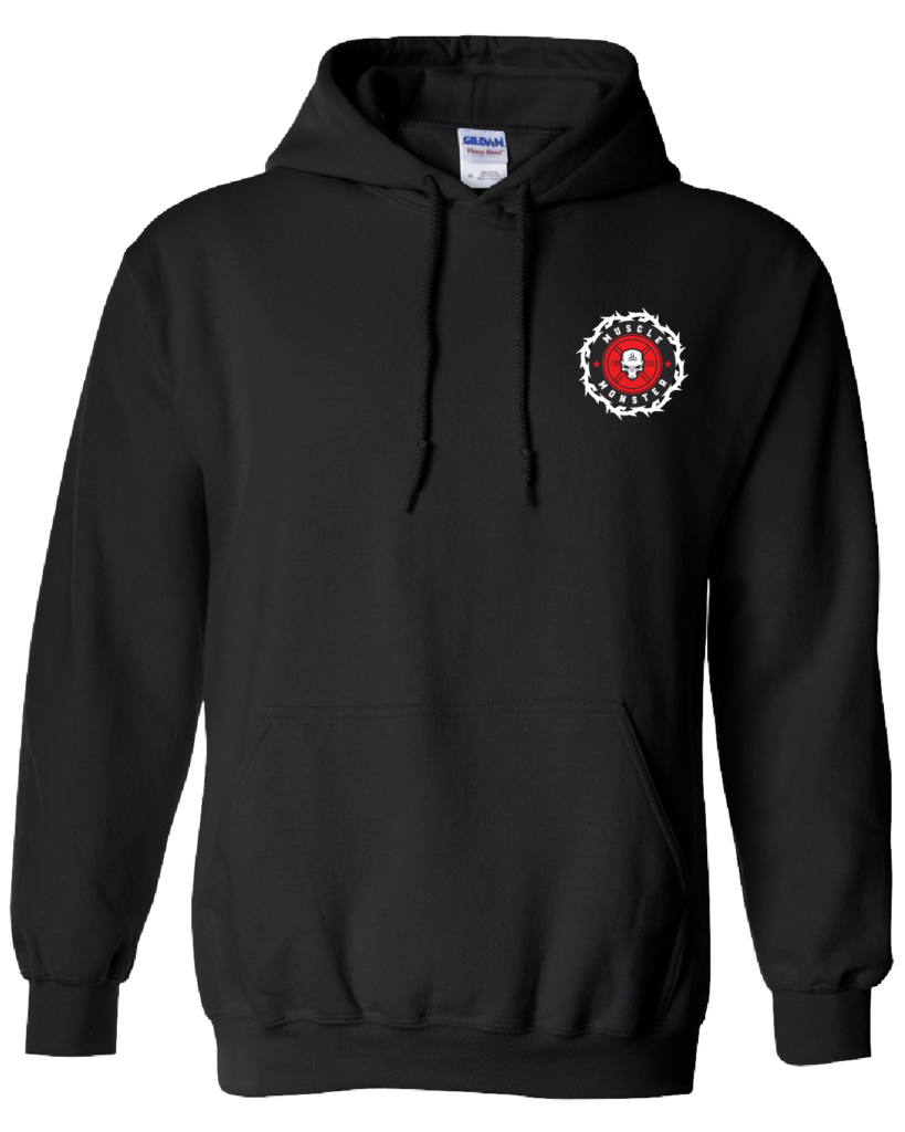 Womens Pullover Hoodie - Stay Blessed Stay Strong Gothic