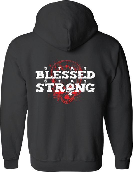 Stay Blessed Stay Strong - Red Skull