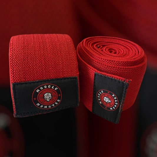 Knee Wraps - 100" - RED