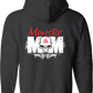 Womens Full Zip Hoodie - Monster Mom