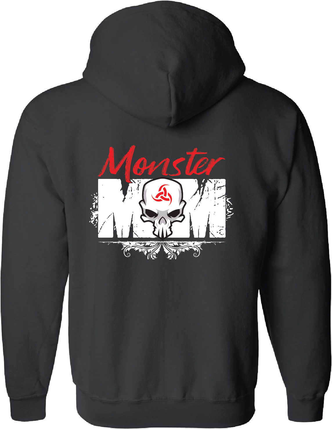 Womens Pullover Hoodie - Monster Mom