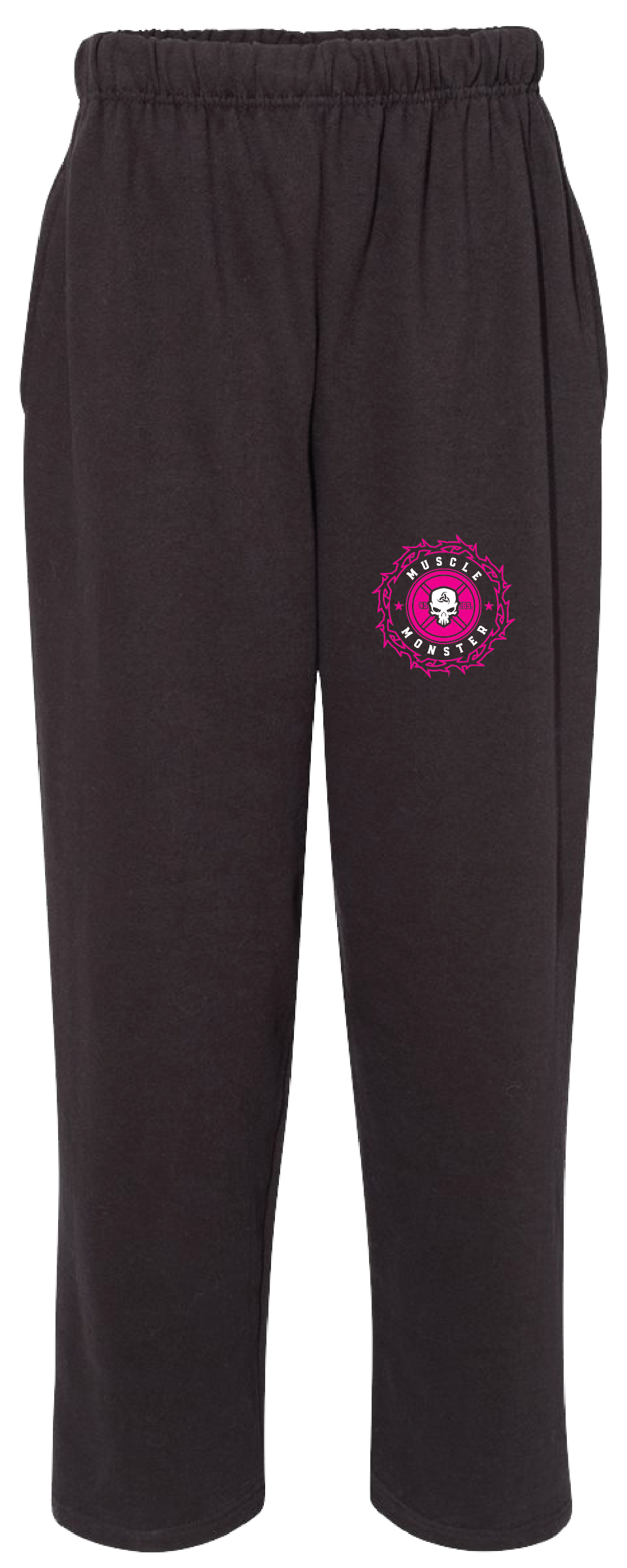 Womens Sweatpants Black MM Crown Logo 48492