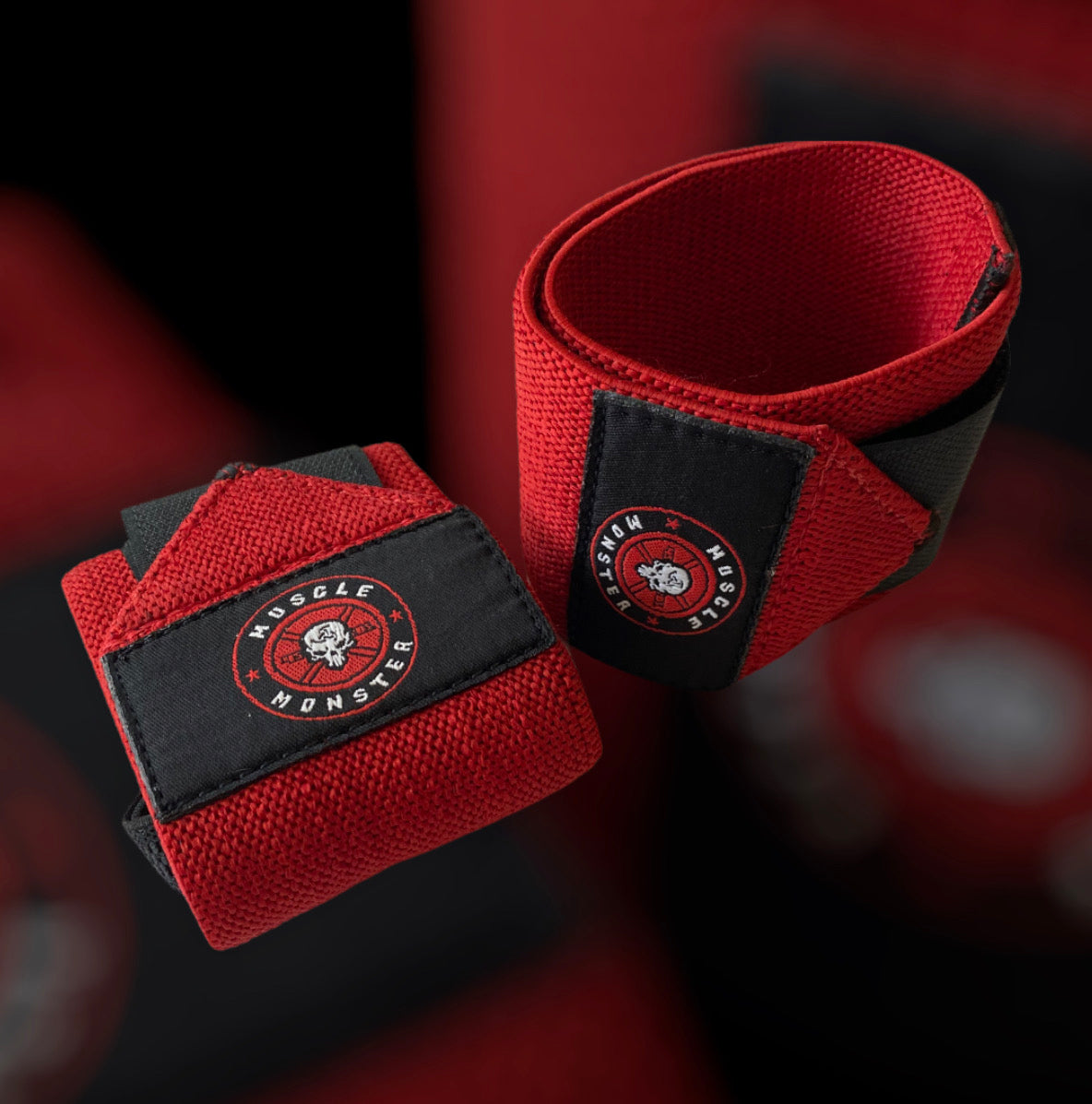 Wrist Wraps - RED - 18.5"