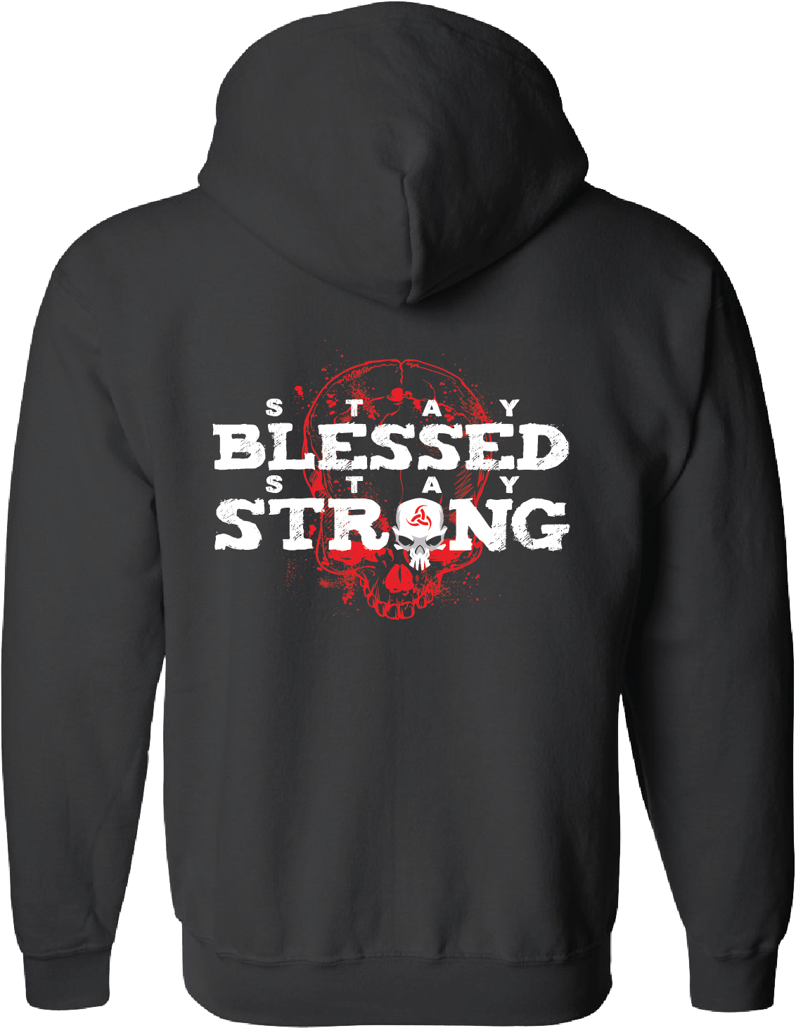 Stay Blessed Stay Strong - Red Skull