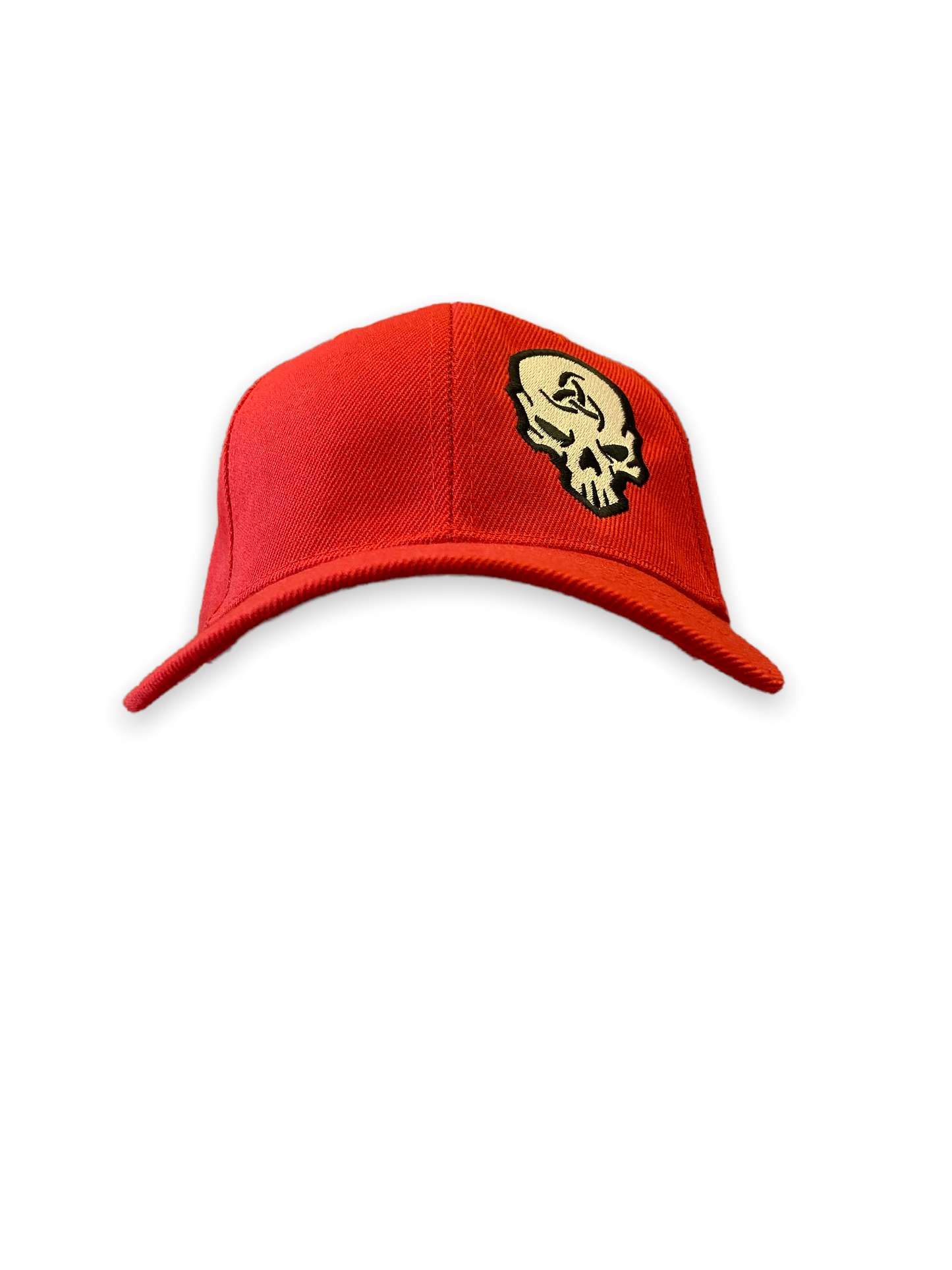 Baseball Cap Red (Skull Left)