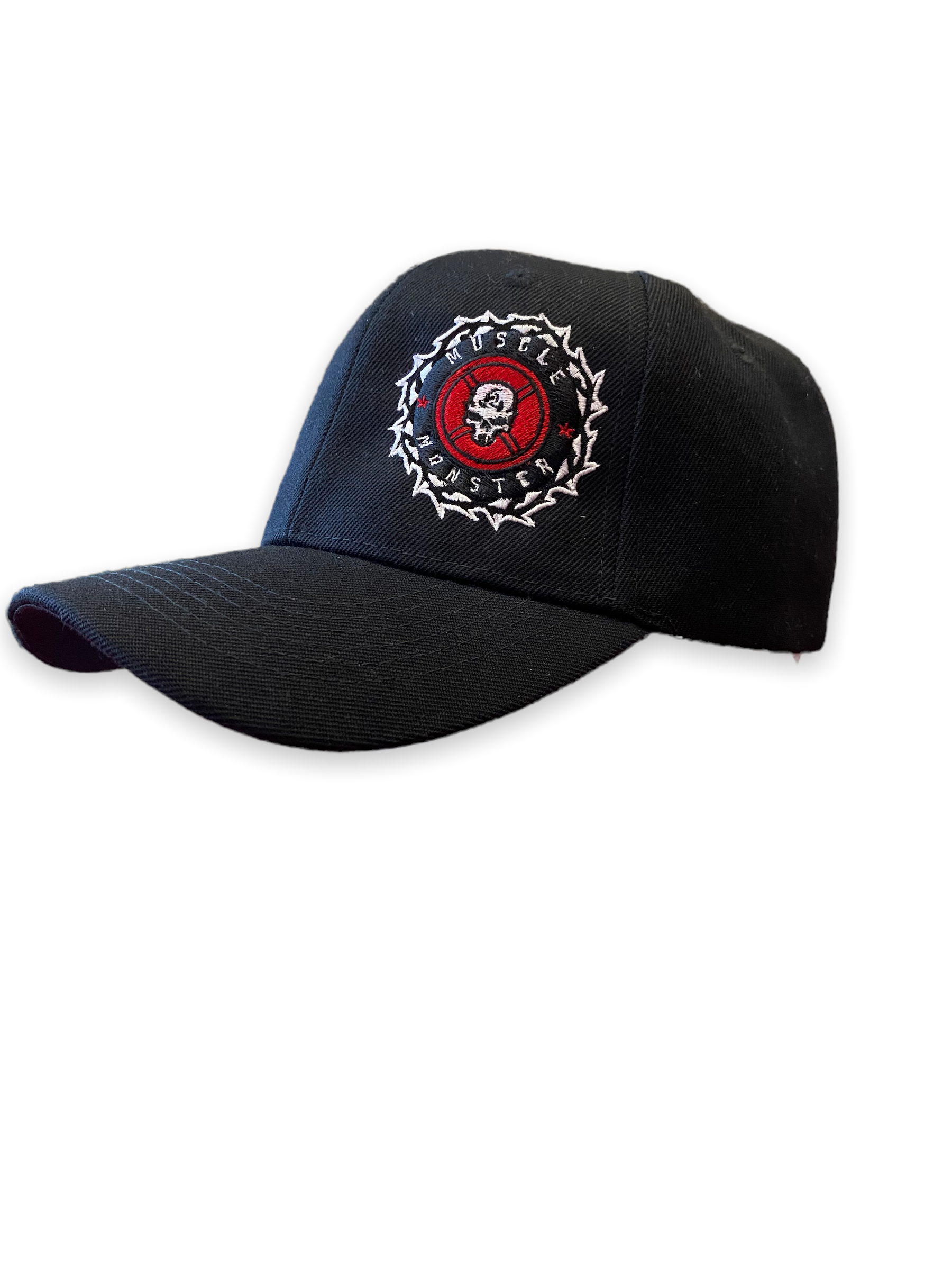 Baseball Cap Crown Logo (Left) – Muscle Monster