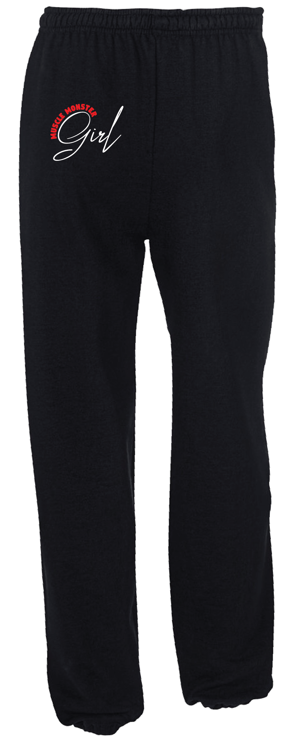 Womens Sweatpants Black MM Girl G182