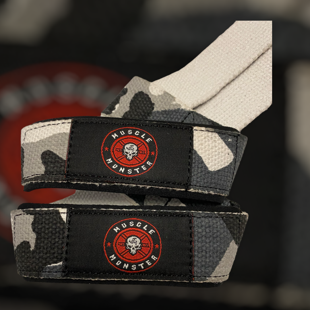 Lifting Straps XL - BLACK/WHITE/GRAY CAMO