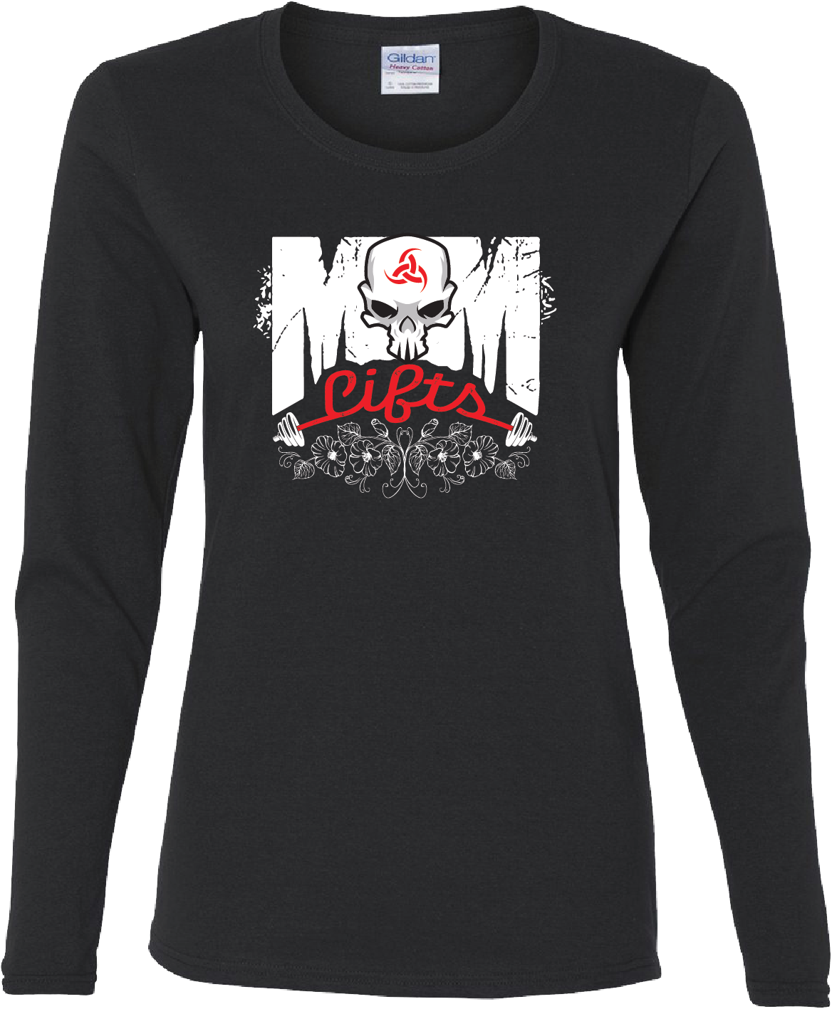 Womens Long Sleeve T-Shirt - Mom Lifts