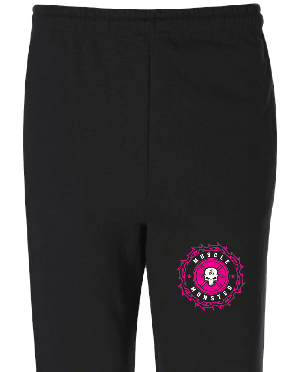 Womens Sweatpants Black MM Crown Logo 20028