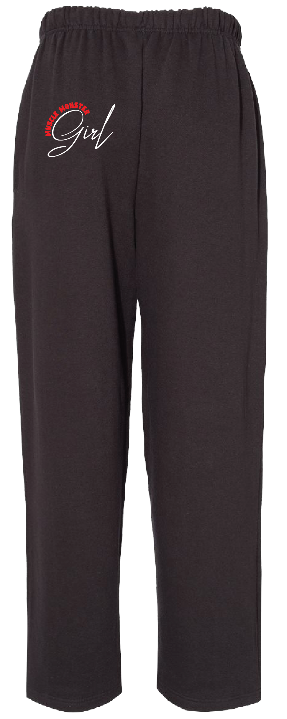 Womens Sweatpants Black MM Girl 48492